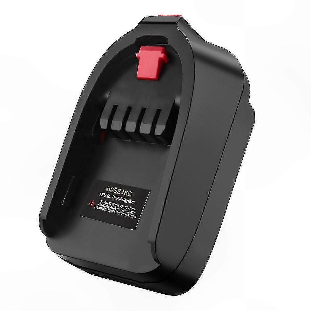 18V Lithium Battery Adapter for Home Electric Tools Compatible with Bosch BAT618 Li-Ion Batteries
