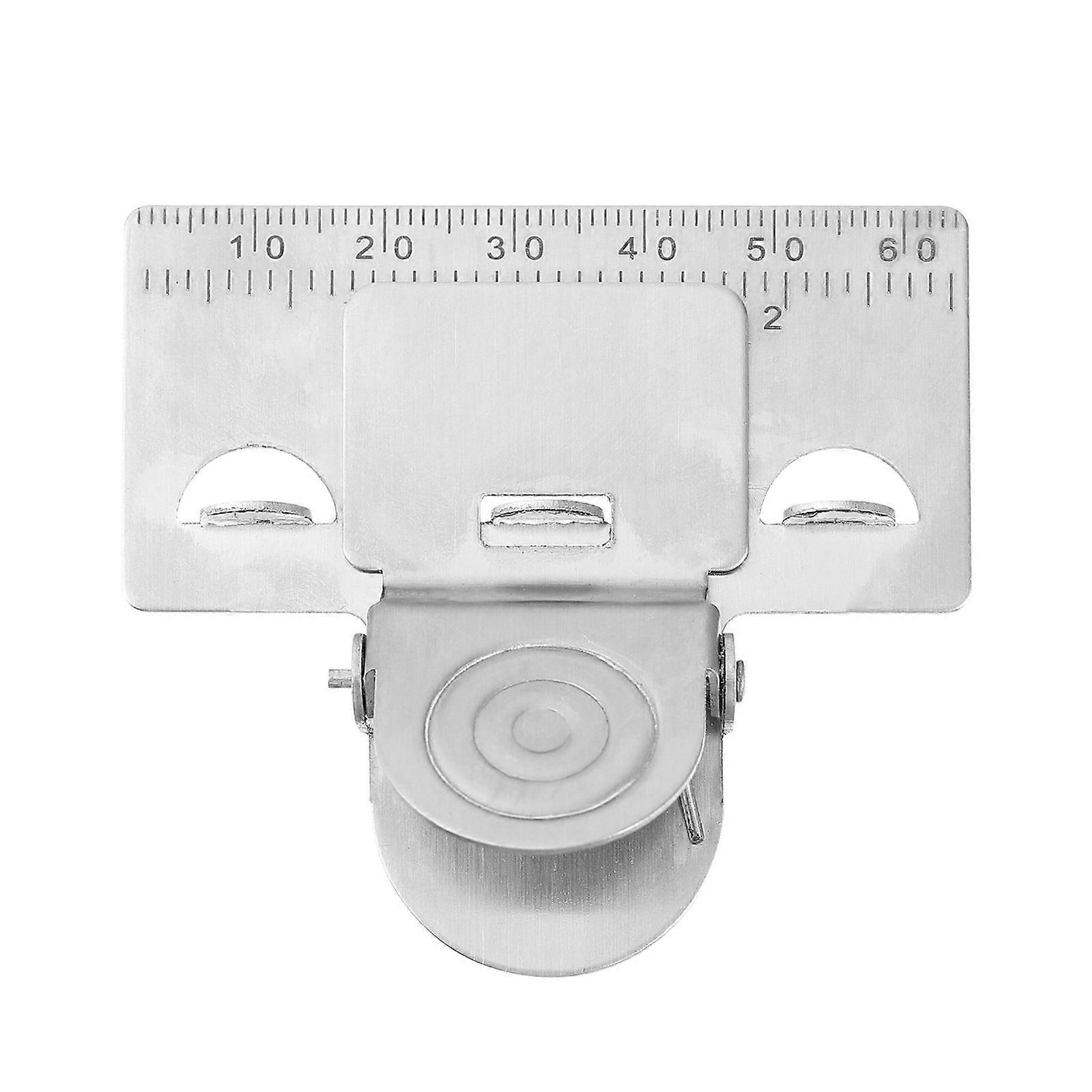 Tape Positioning Clip Professional Tape Measuring Tool for Diy Projects Silver Stainless Steel with Marking Function 1Pcs