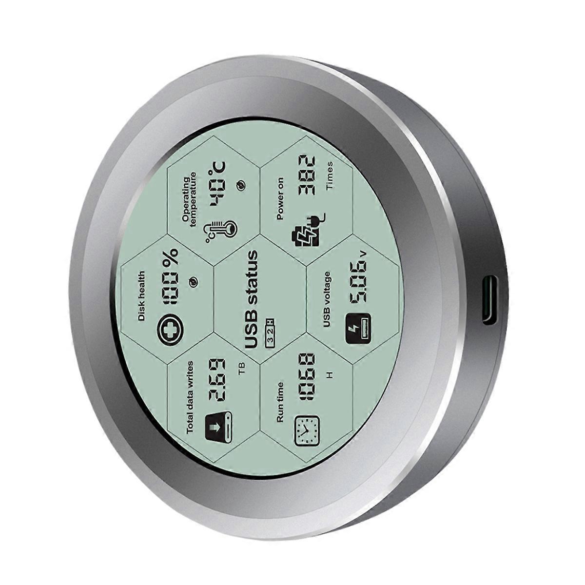 2230 2242 M.2 NVMe SSD Enclosure USB 3.2 20Gbps PCIe SSD Case M.2 NVME Enclosure Disk Box Tool Free Silver