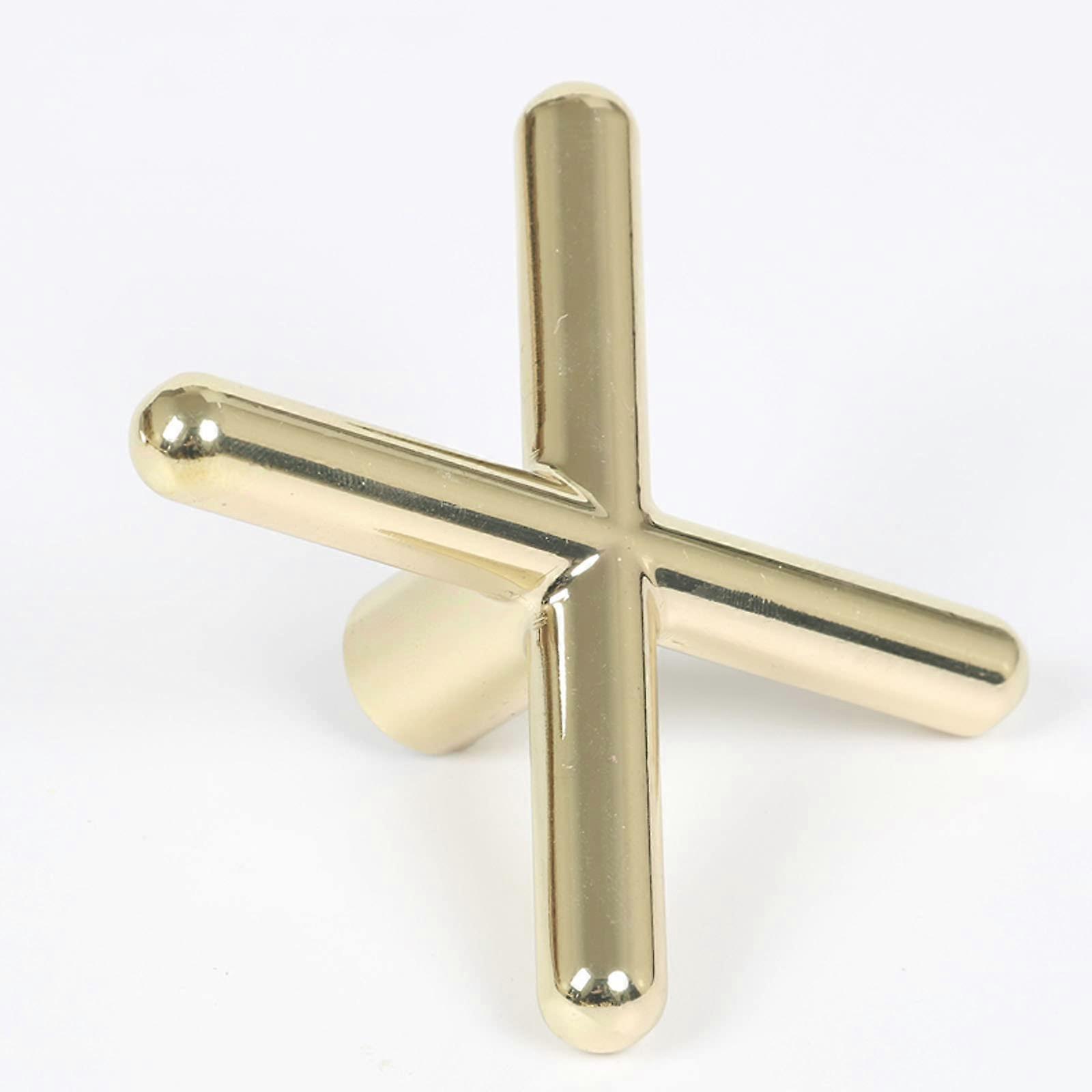 Pool Cue Stick Frame Bridge Head Rest for Billiards Table, Brass Cross Spider Holder Rests for Most Cue Sticks