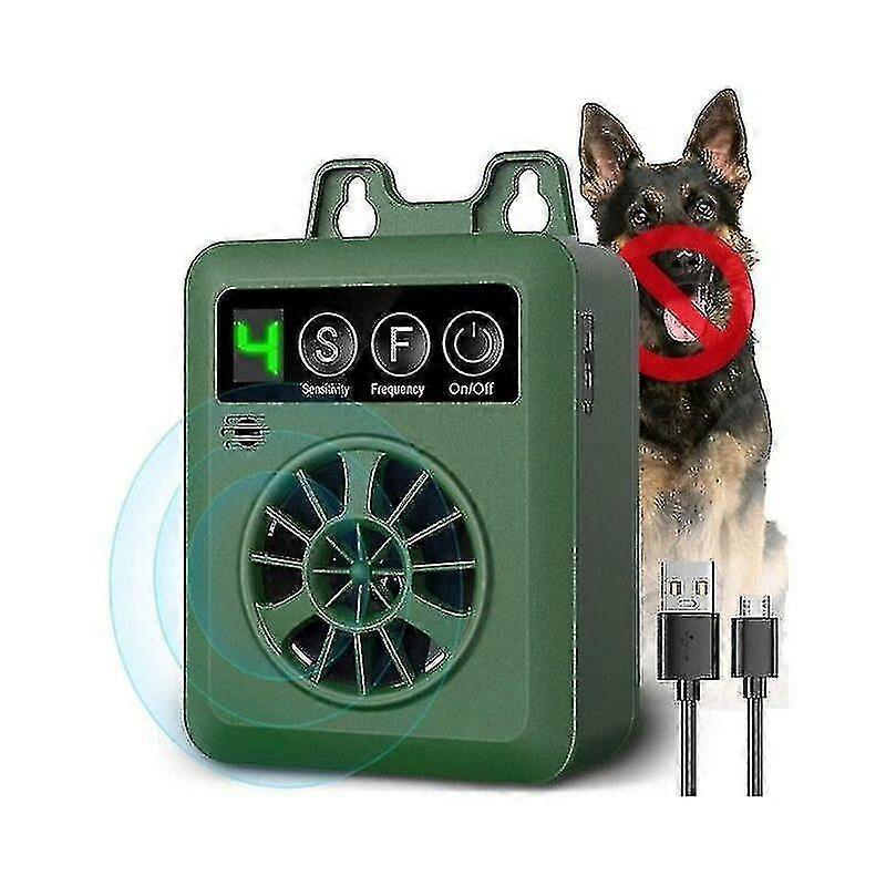 Ultrasonic Dog Bark Deterrent Device Safe Outdoor Anti Sonic Silent