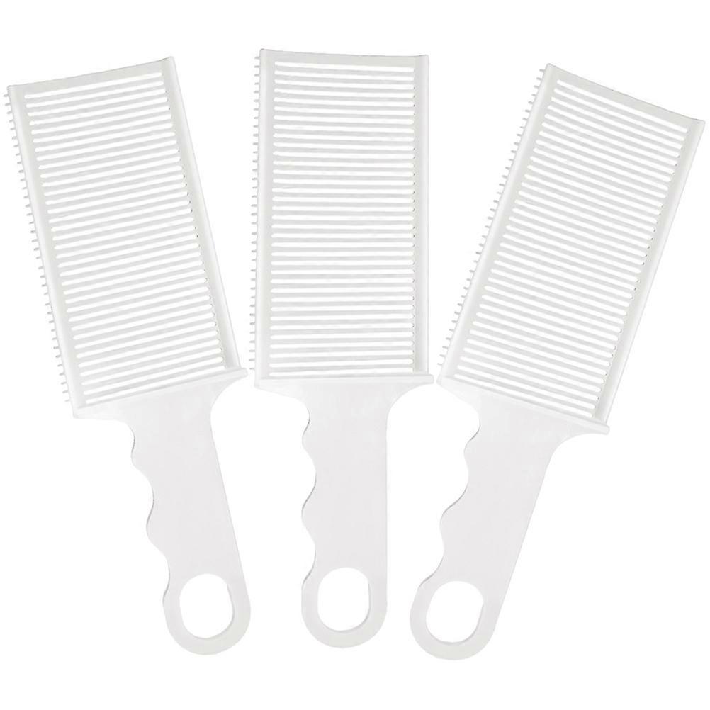 White ABS Hair Comb for Salon Use 3 Pieces Lightweight Portable hairstyling Tool