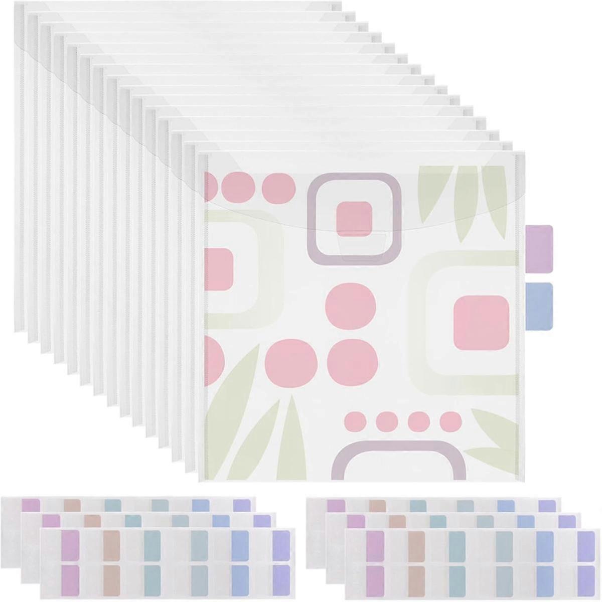 50-Piece Scrapbook Paper Organizer, Reusable Storage Rack