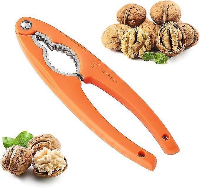 Nut Cracker: Heavy Duty Stainless Steel Nut Cracker Ergonomic Nutcracker Tool for Walnuts Chestnuts Crab Lobster - Easy to Use for Kitchen and Outdoor