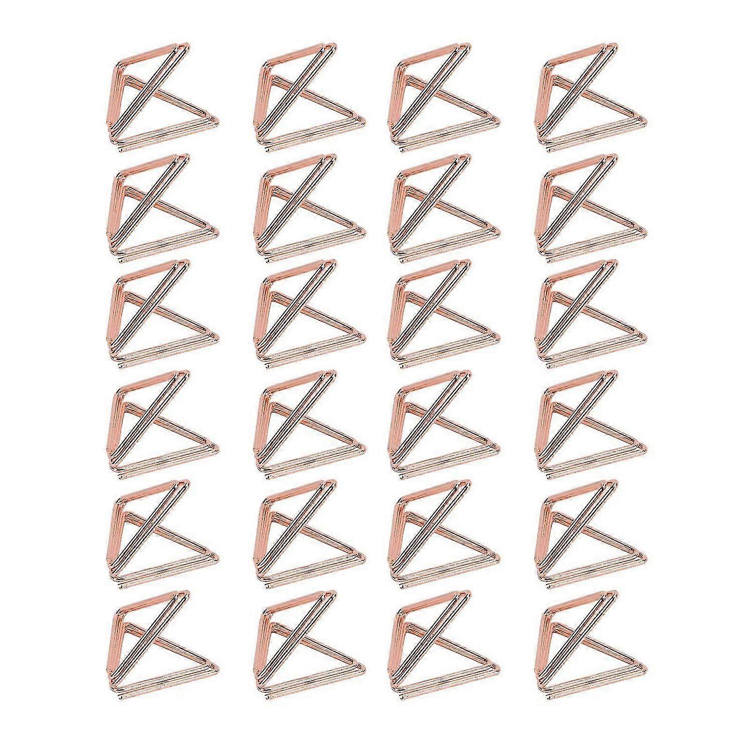 2025 Latest Model 24 Pcs Card Clip Holder Triangular Simple Stylish