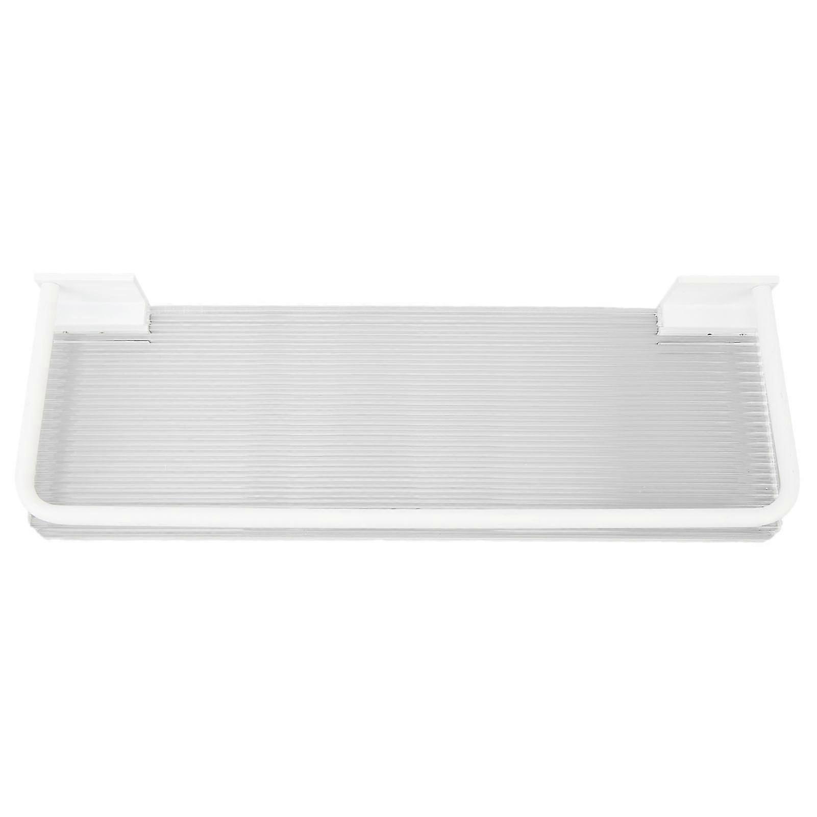 Bathroom Floating Shelves 30cm Punch Free Aluminum Acrylic Wall Mounted Bathroom Storage Rack for Restrooms Without Rod