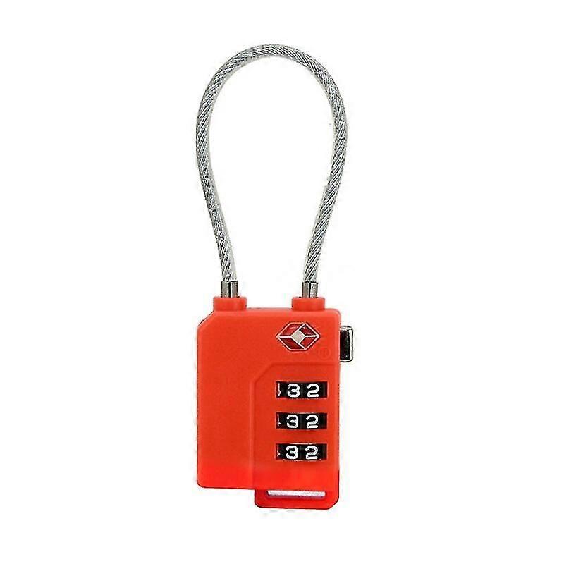 Tsa Padlock High Quality Resettable Travel Smart Combination Locks 3-digit Combination 4mm