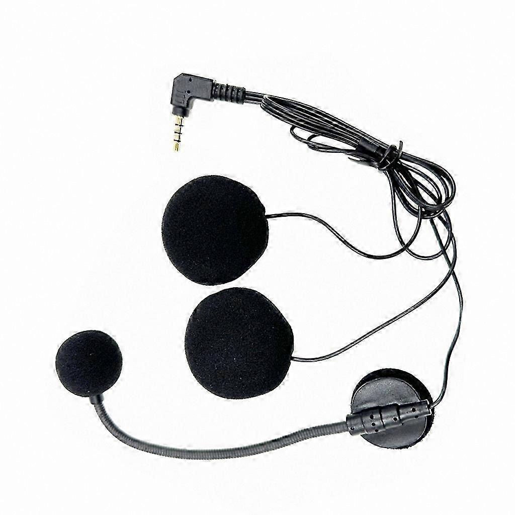 Intercom Headset with Microphone and Speaker for Helmets Earphones