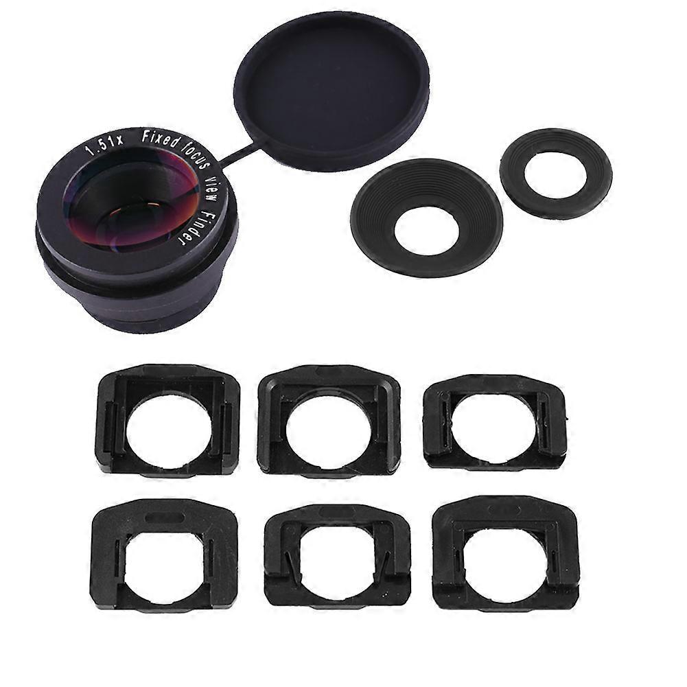 Oculaire de viseur à mise au point fixe 1,5X durable, loupe pour appareil photo reflex numérique