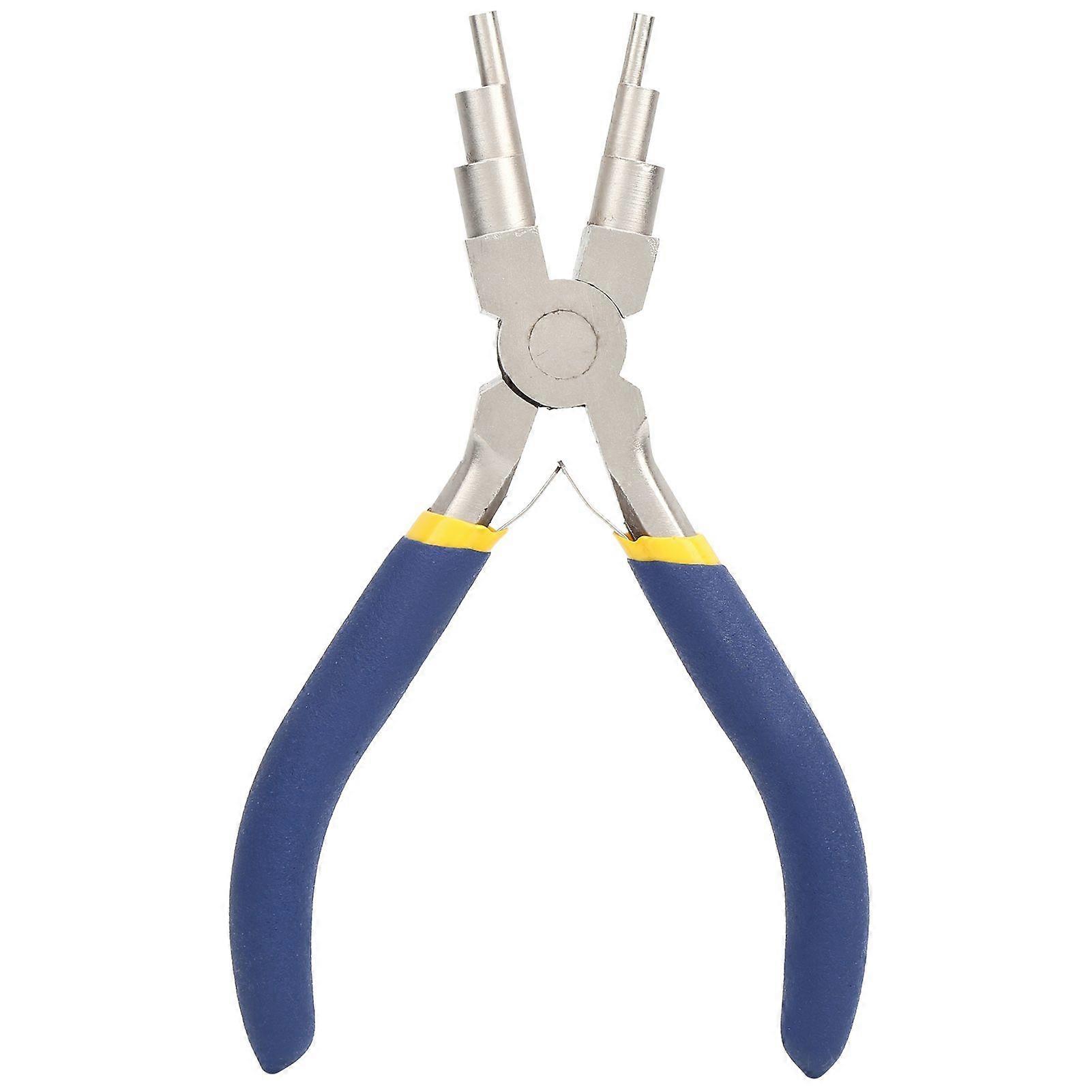 Jewelry Pliers AntiRust 6 In 1 Round Tip 6Section DIY Manual Winding Modeling Tools