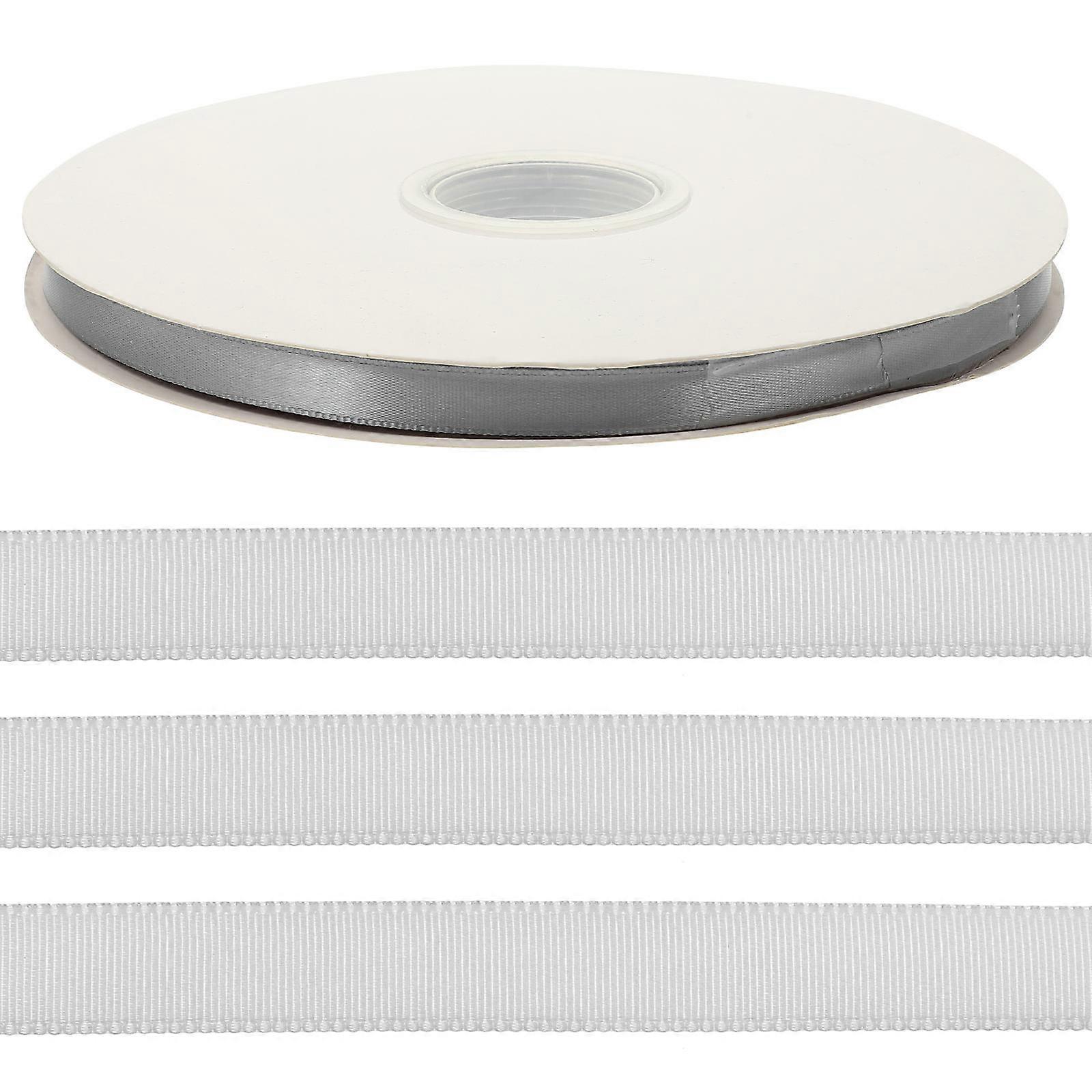 Multi-Function Craft Ribbon Gift Ribbon for Decoration 1 Roll Grey