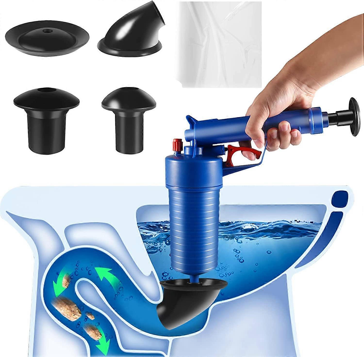 TP2416 Pressure Drain Unblocker Plunger Blue Model TP2416 For Drains
