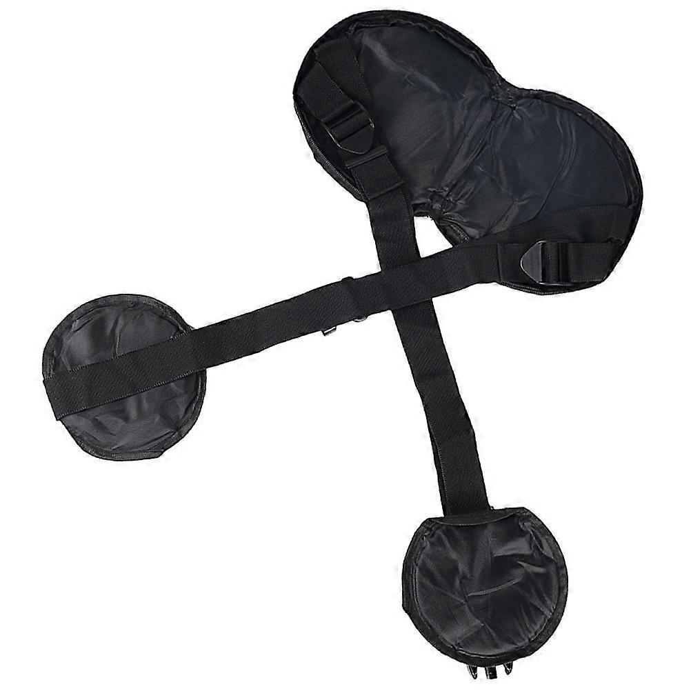 Office Sitting Posture Correction Belt Adjustable Strap for Back Support Polyester Fiber 1Pcs