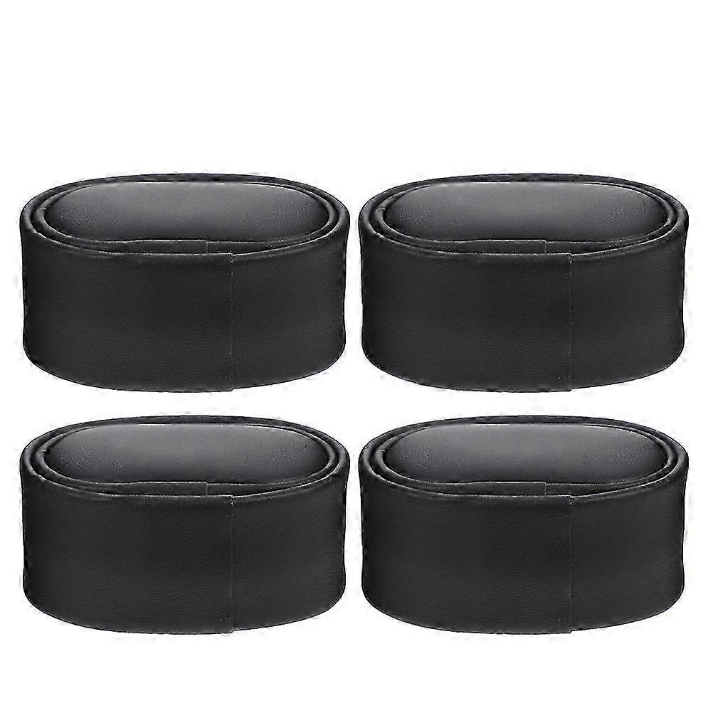 4-Pack Leather Watch Winder Inserts for Automatic Timepieces, Universal Fit Accessory