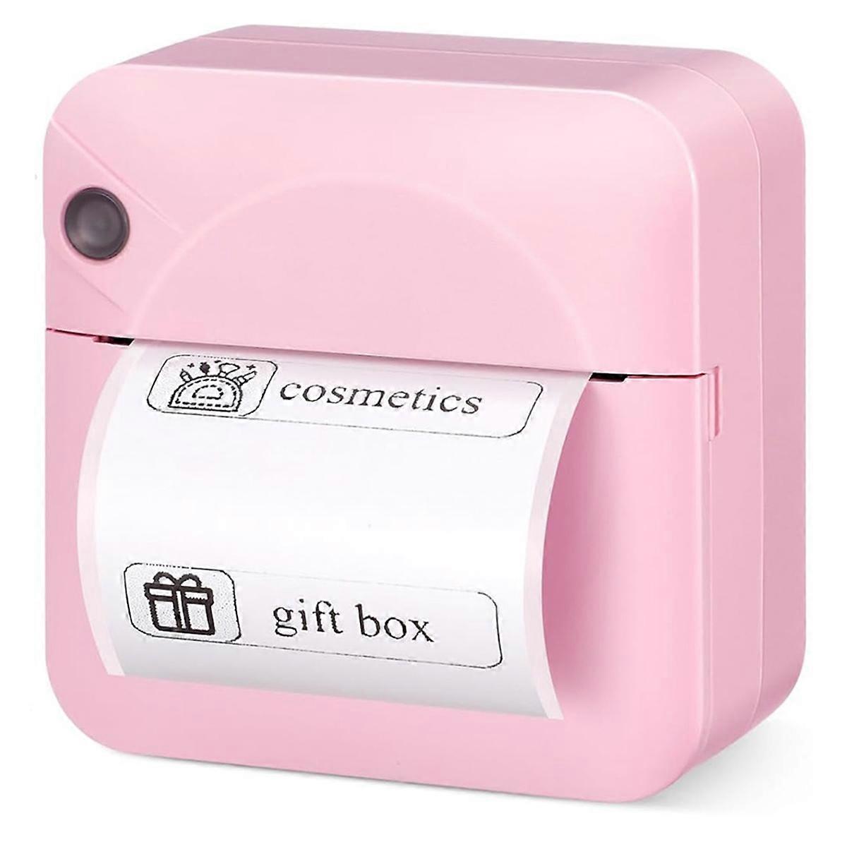 Portable Label Machine with Tape Thermal Label Printer Wireless Mini Sticker Printer for Notes Diary Memo P  o Study