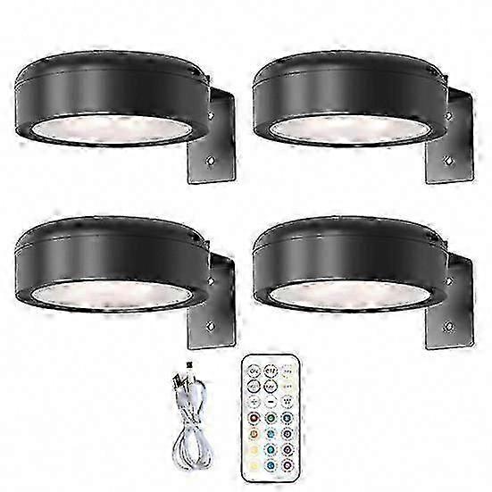 Wall-Mounted Wireless Dimmable Picture Light with Remote, 13-Color RGB Adjustable Battery-Operated Art Light