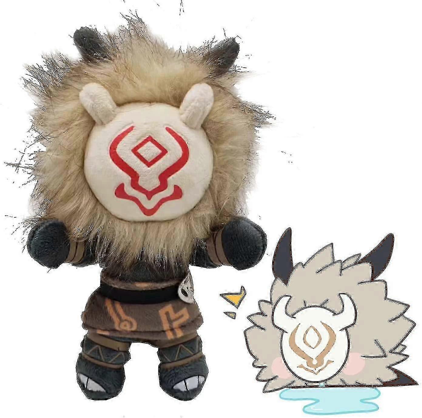 Genshin Impact Plush, Genshin Hilichurl Plush Dolls Stuffed Anime Plush For Kids