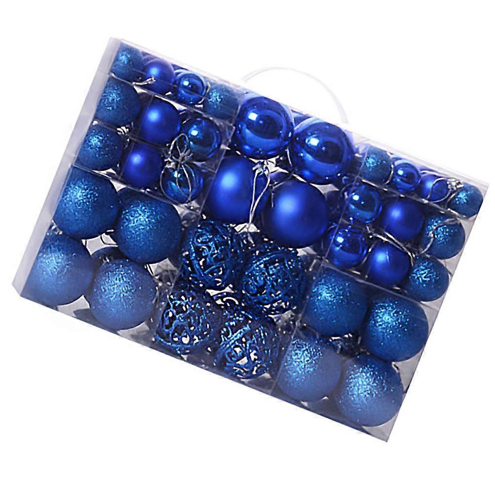 Christmas Hanging Decoration Ornament for Xmas Tree 100Pcs Blue