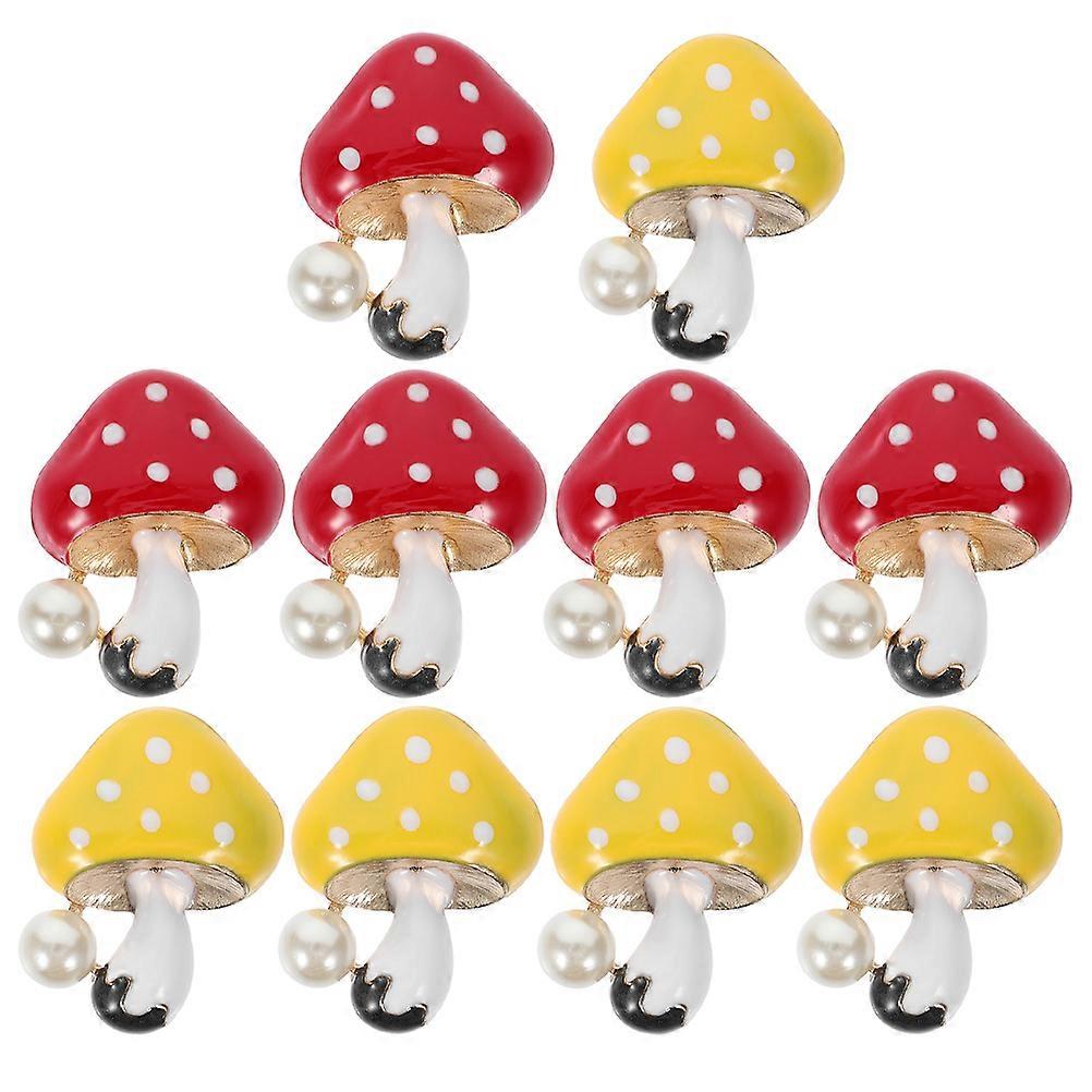 Mushroom Car Air Vent Styling Accessories 50Pcs for Car Use Assorted Color