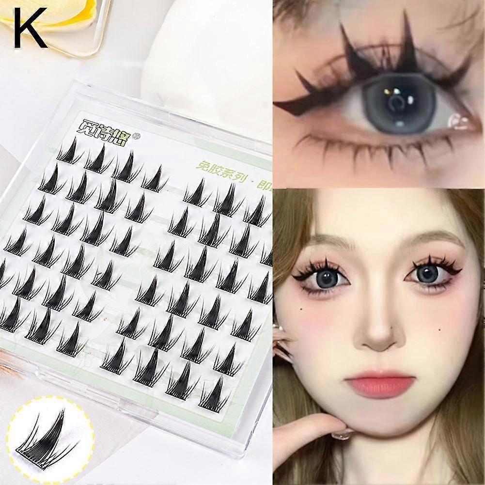 Self-Adhesive Cluster False Eyelashes Glue-Free Natural Look Beginner Friendly Multipack