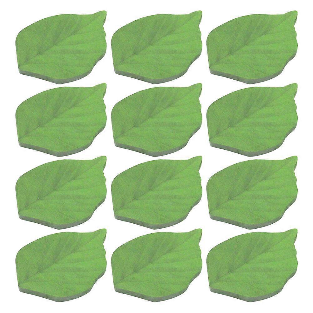 Green Leaf Paper Pads for Note Taking 48Packs Adhesive Pads