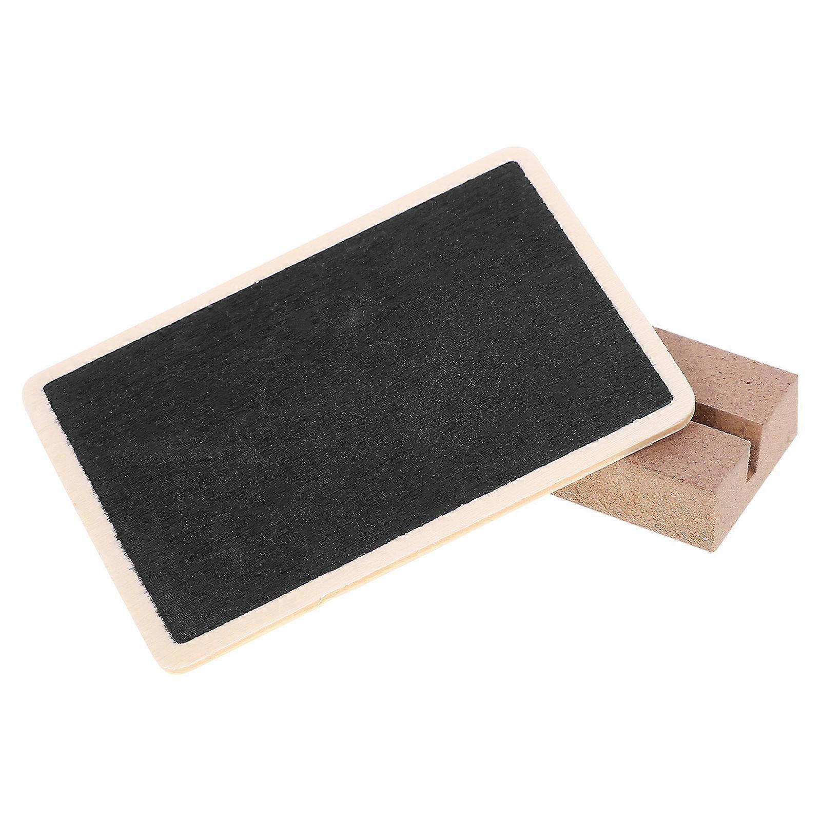 Miniature Table Chalkboard 40 Sets Perfect For Coffee Shop And School Rectangular Wooden Craft