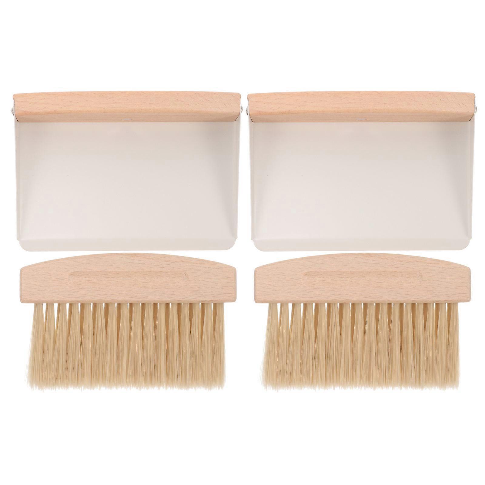 Desktop Cleaning Brush Small Brush and Dustpan for Cleaning 4Sets