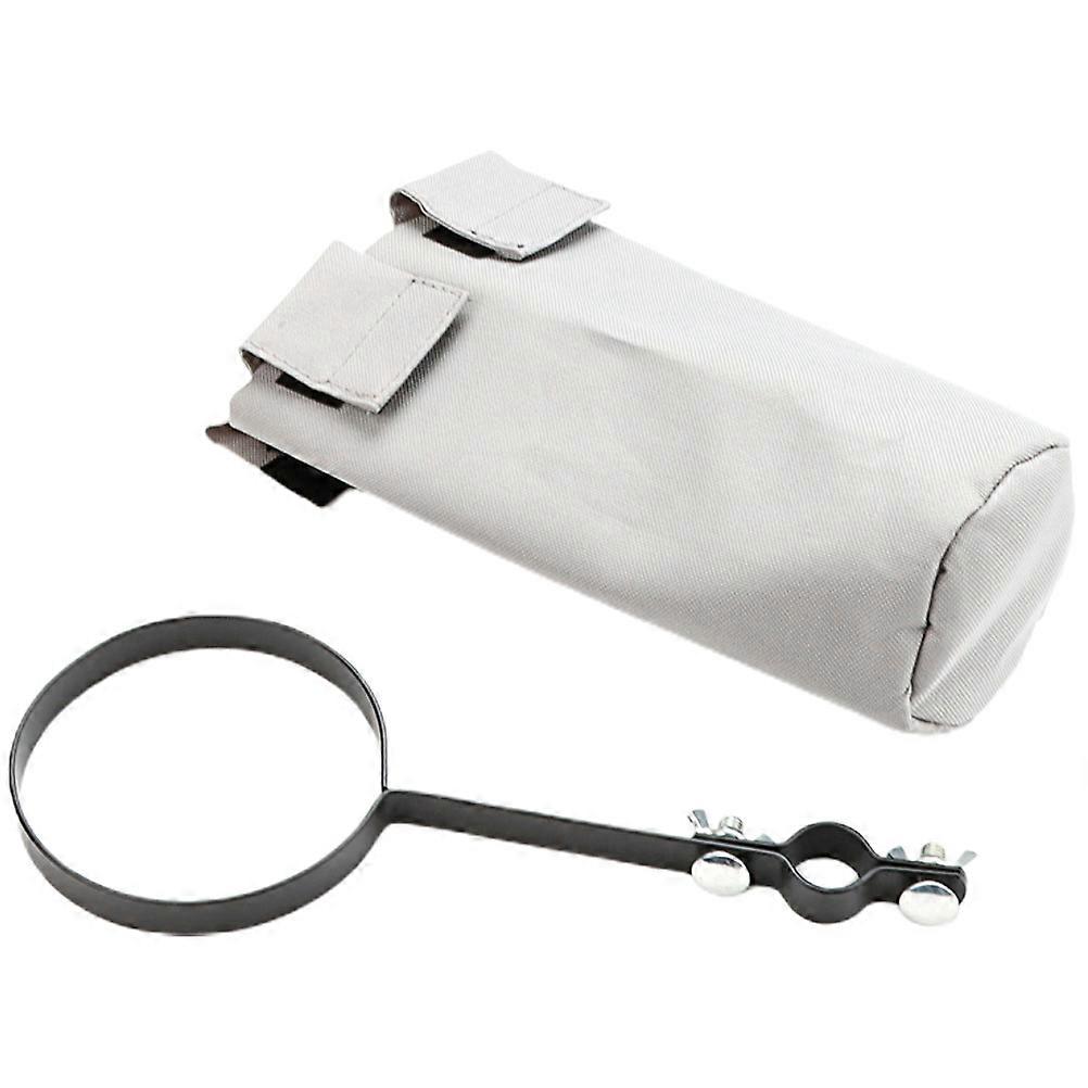 Hanging Drum Stick Pouch Organizer For Percussion Instruments And Drummers 10.41X4.32X9.63in Grey 2Pcs