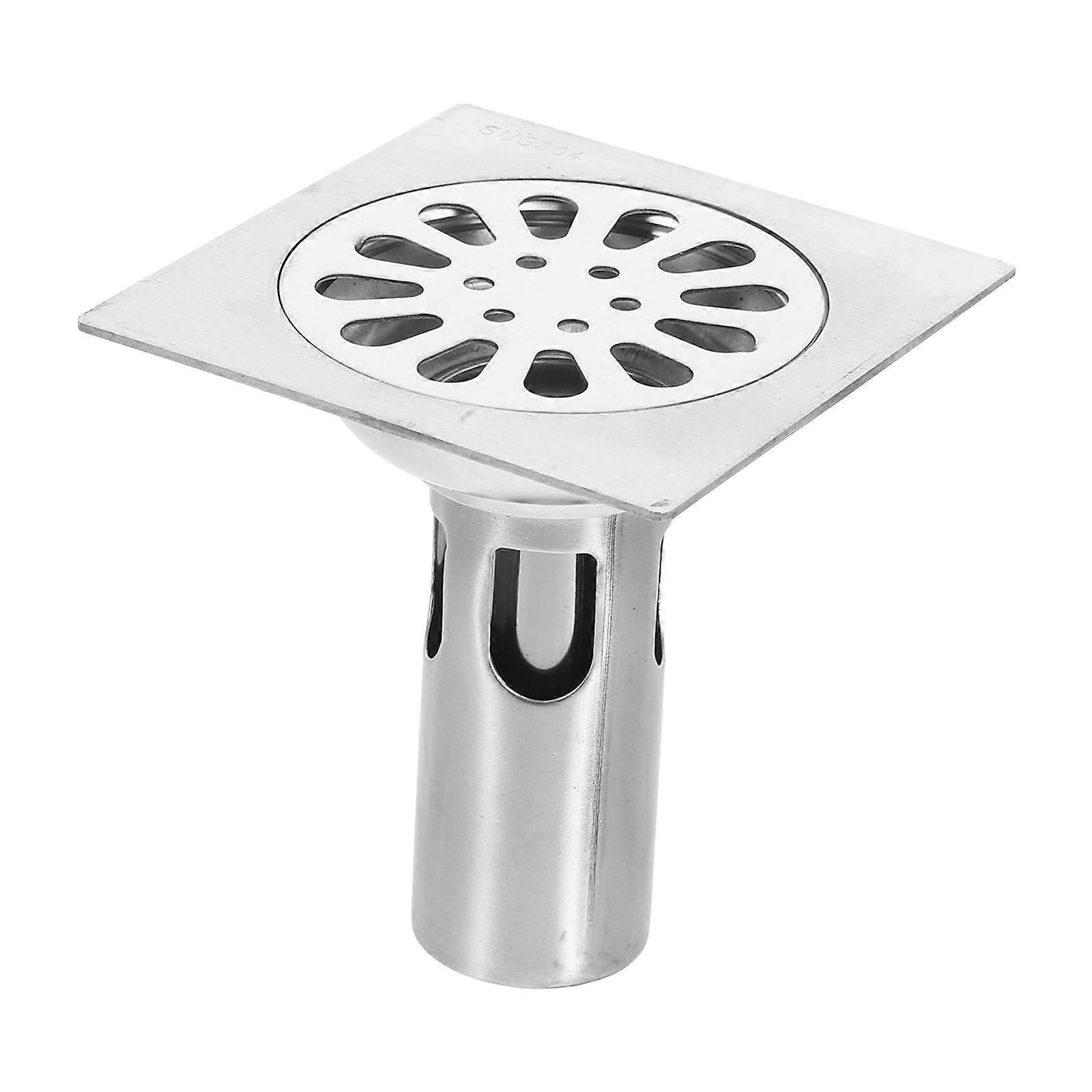 Stainless Steel Floor Drain Backflow Preventer Drain Strainer 4Pcs