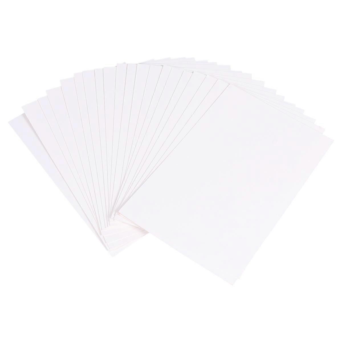 Mini Envelopes Greeting Cards for Message Use 60Pcs White Paper Set