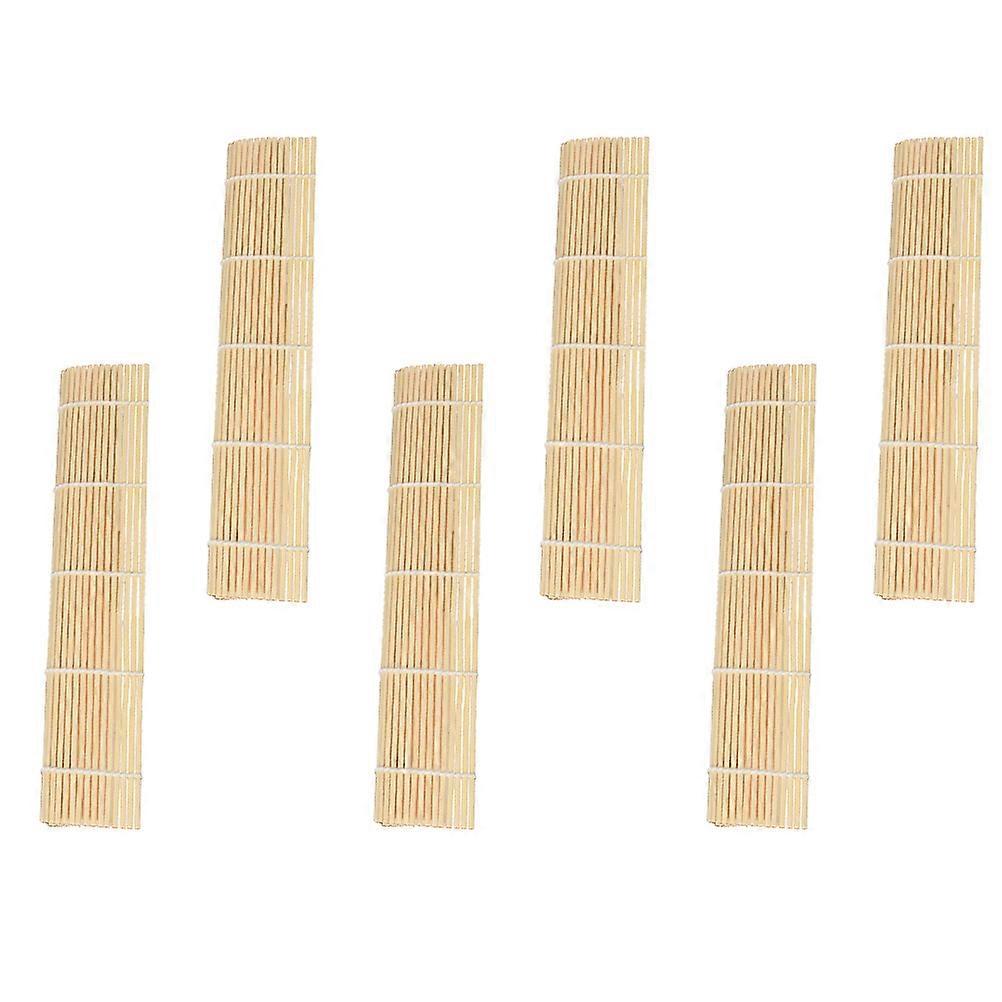 Sushi Making Mats 12 Pcs Extra Bamboo Curtain Essential For Sushi Preparation Fun Gadget For Friends Lovers