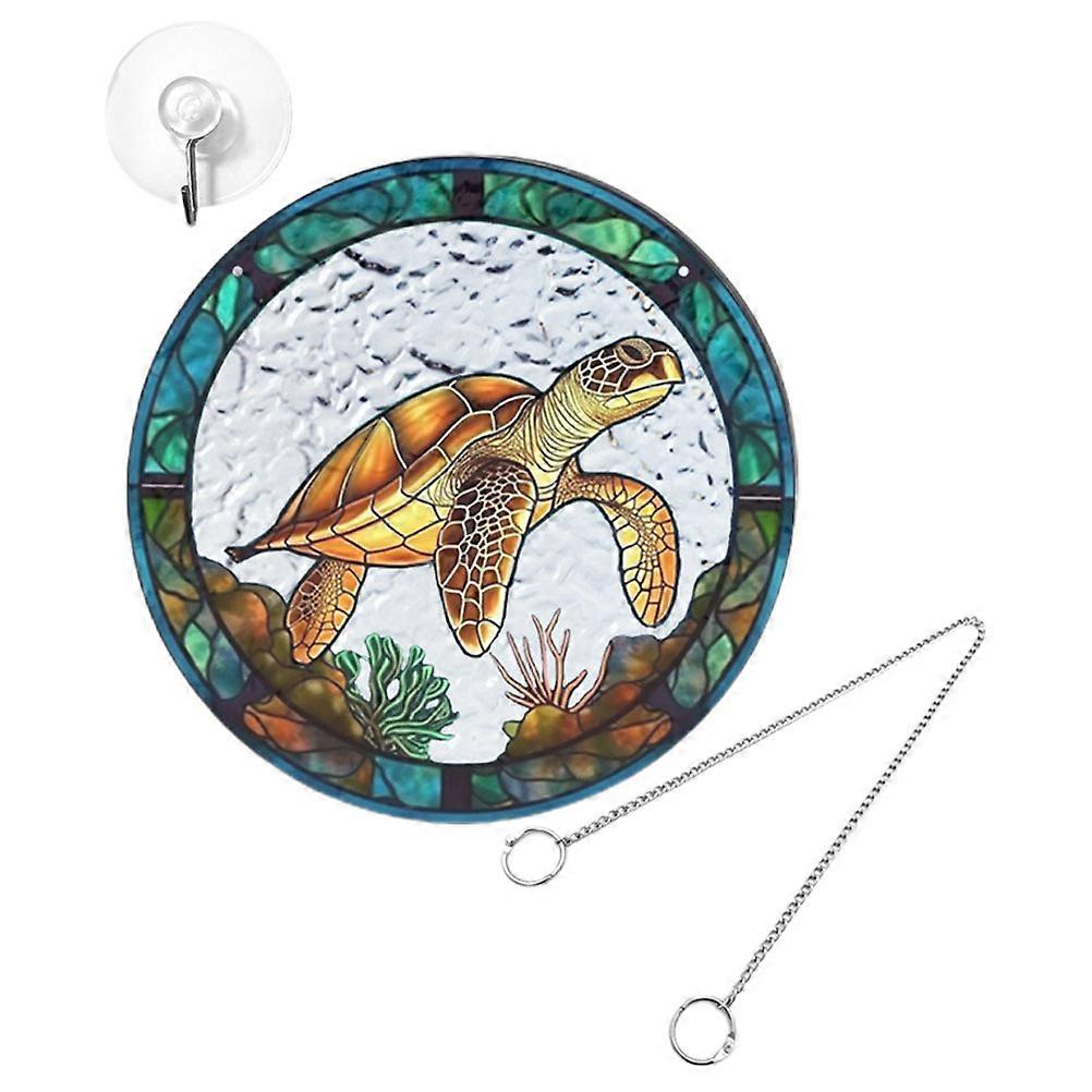 Acrylic Turtle Hanging Ornament Decorative Pendant 5Sets