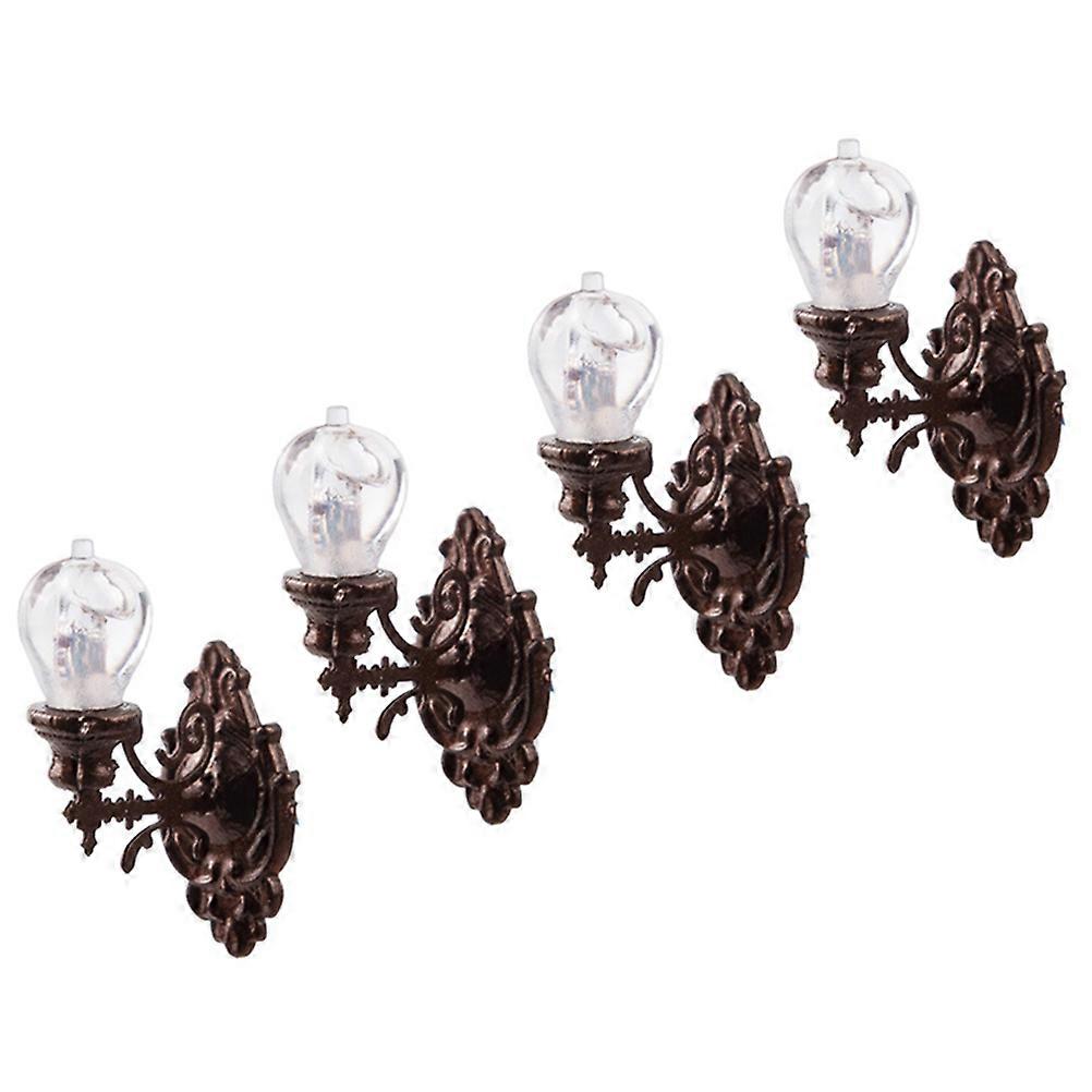 Miniature Wall Lights Model Coffee for Decor 20Pcs Set