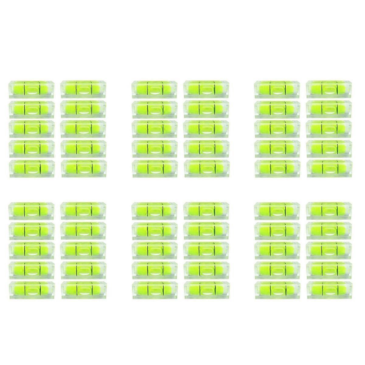 10Pcs Bubble Spirit Level 10X10X29mm Square Levels for Wall Frames