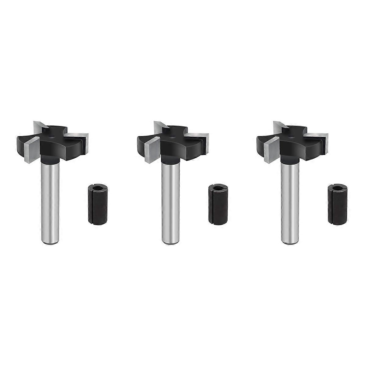 CNC Spoilboard Surfacing Router Bits, 1/4 Inch Shank 1 Inch Cutting