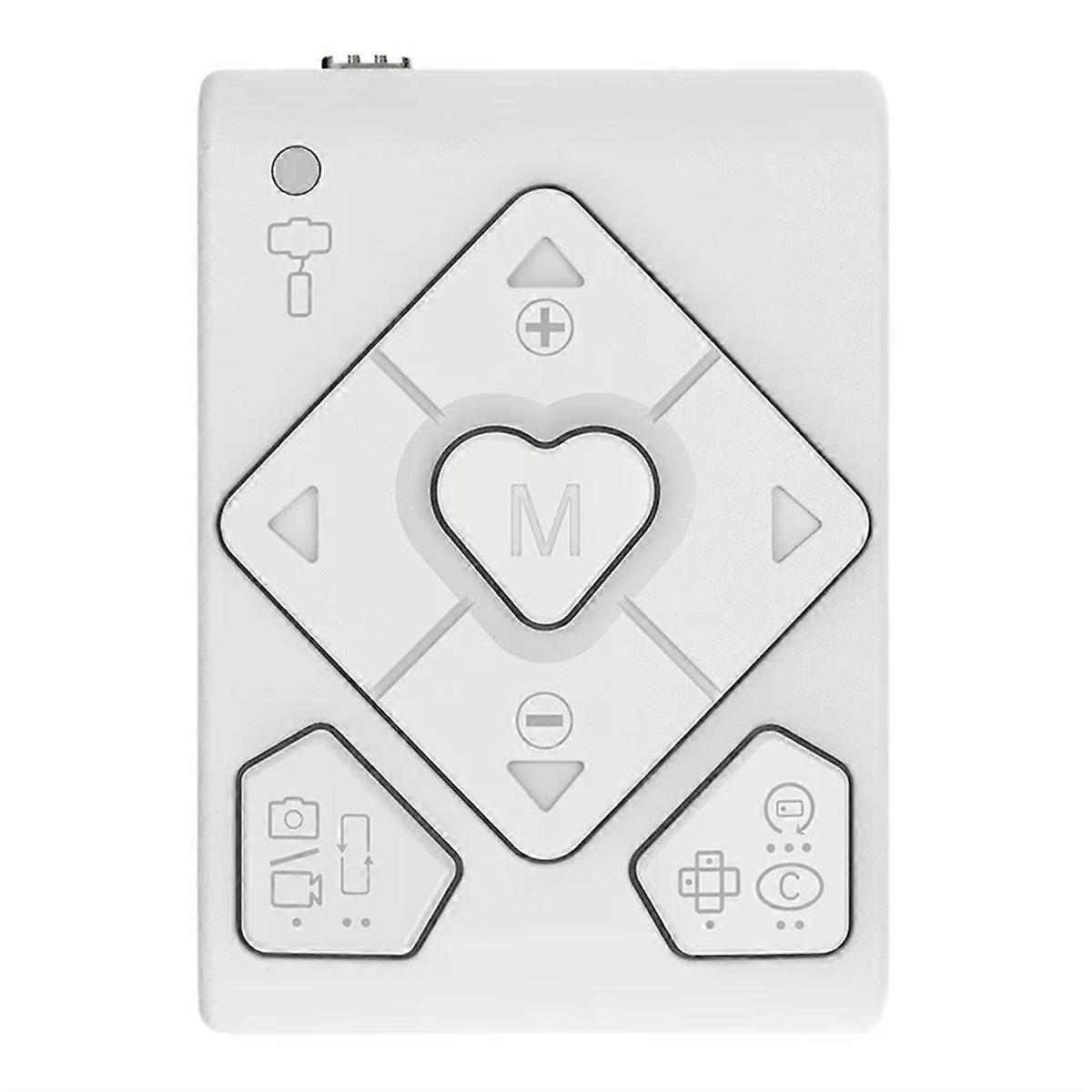 HRT-03 BT Remote Control for Smartphone Gimbal Stabilize White