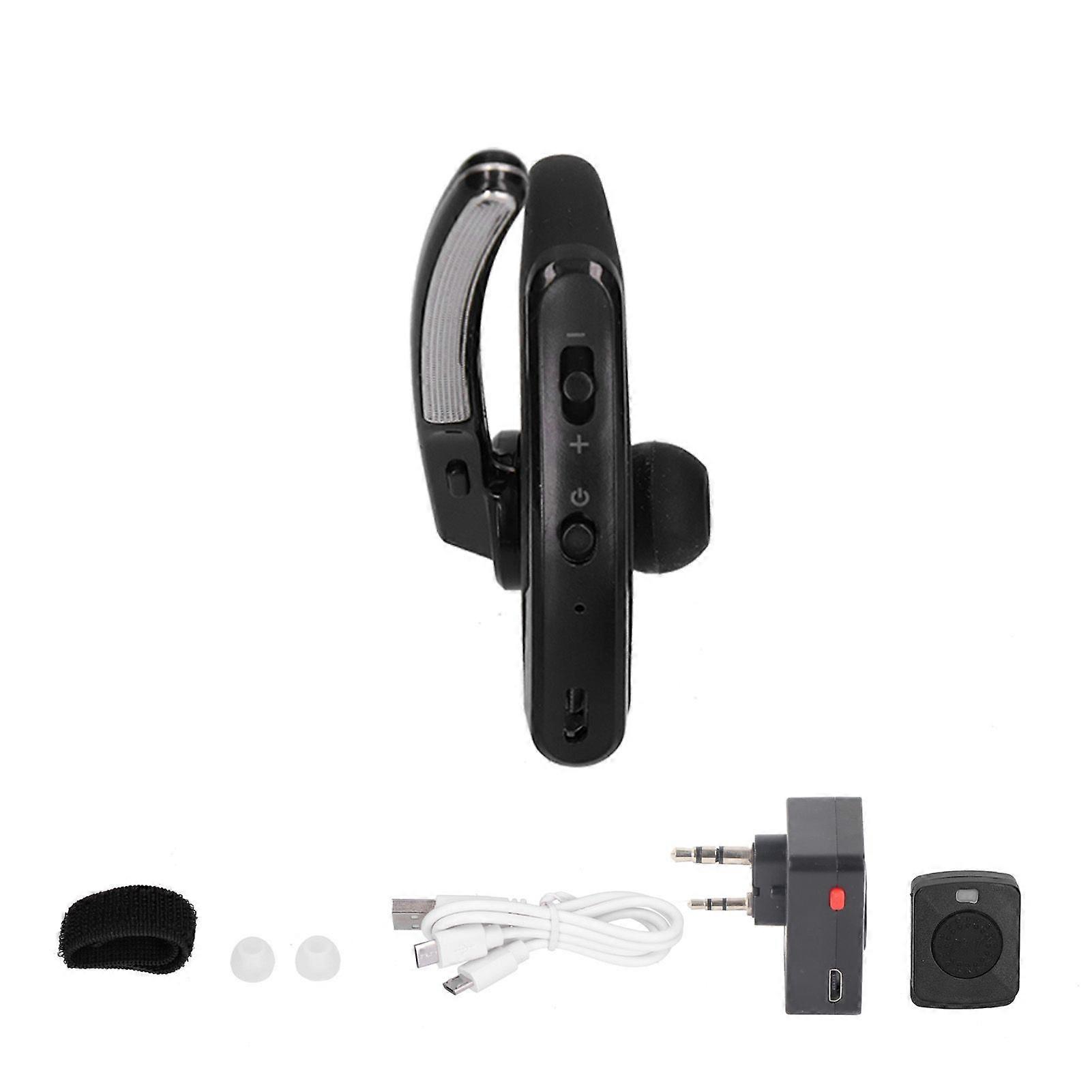 Walkie Talkie Bluetooth Headset with Microphone Portable Noise Reduction Wireless Headphones for Motorola for HYT