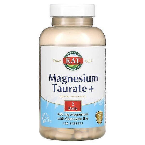KAL, Magnesium Taurate +, 200 mg, 180 Tablets