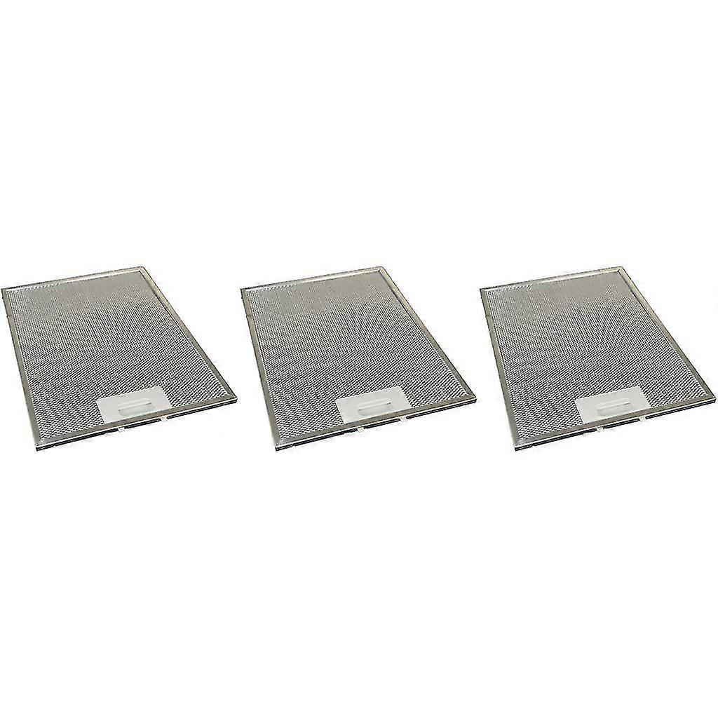 3 x Universal Cooker Hood Metal Grease Filter 247mm x 327mm