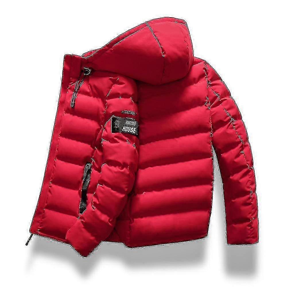 Barbati Jacheta de iarna cu glugă haina calda