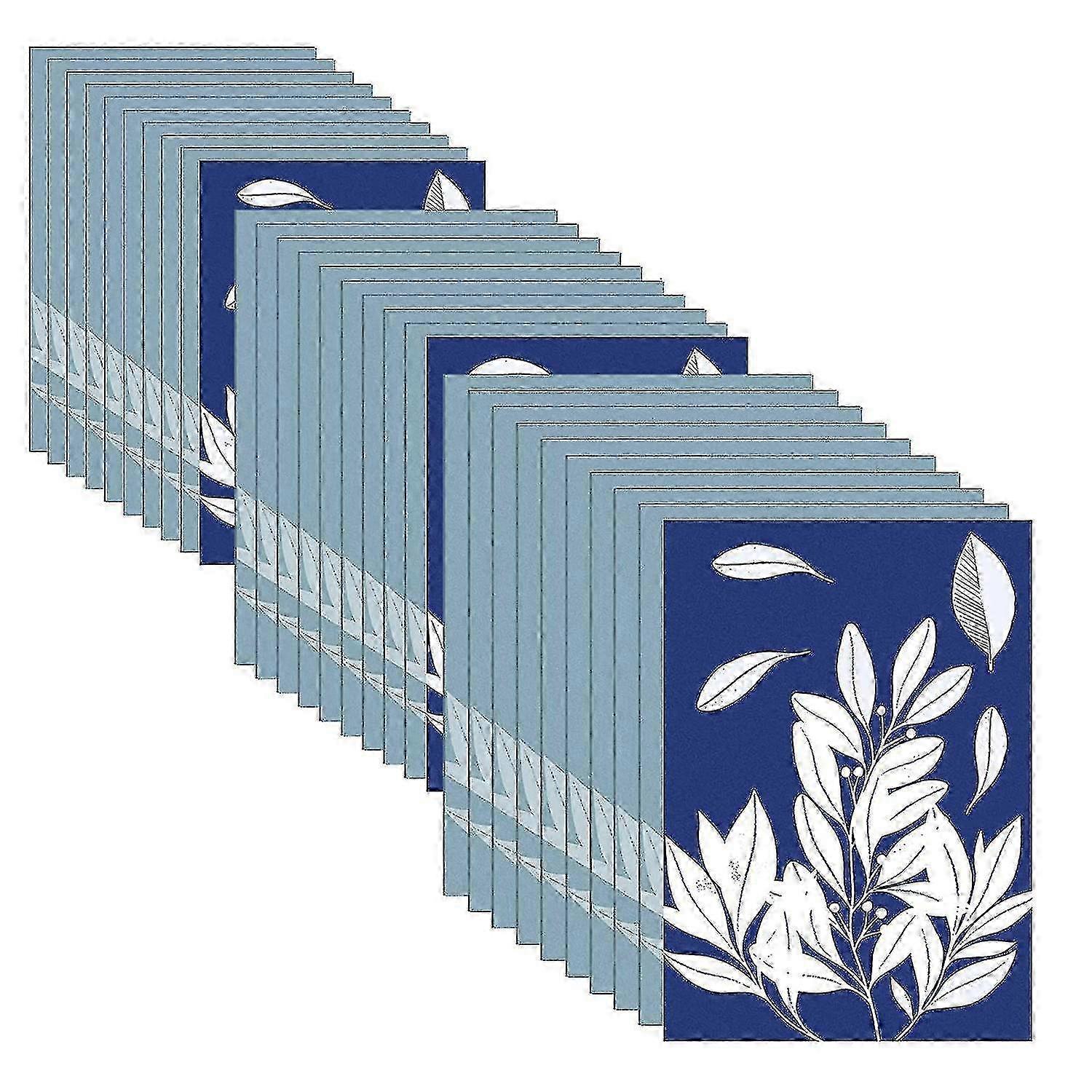 50 Sheets Sun Print Paper Cyanotype Paper A4 A5 A6 Solar Drawing Paper Sensitivity Nature Printing-E