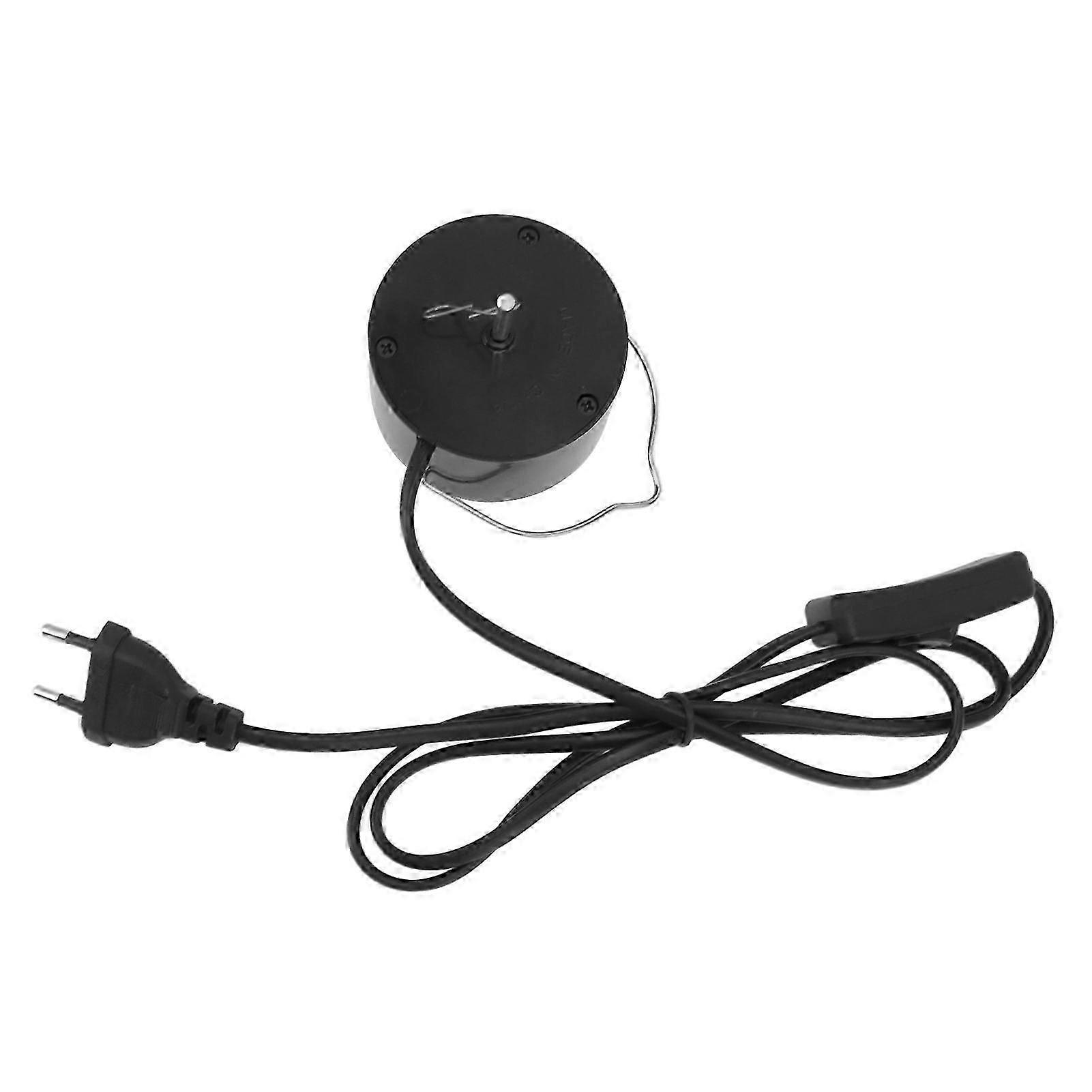 محرك عرض معلق من البلاستيك يعمل بالكهرباء، محرك دوار لدوار الرياح، جهاز التقاط الشمس، قابس الاتحاد الأوروبي 220 فولت