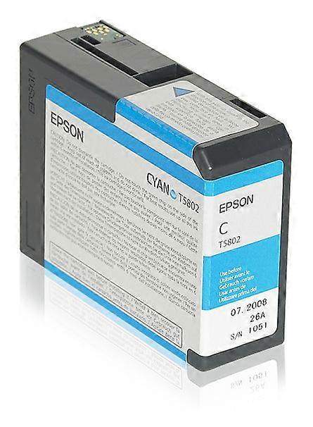 Epson Tintenpatronen, T580200, Einzelpackung, 1 x 80,0 ml Cyan