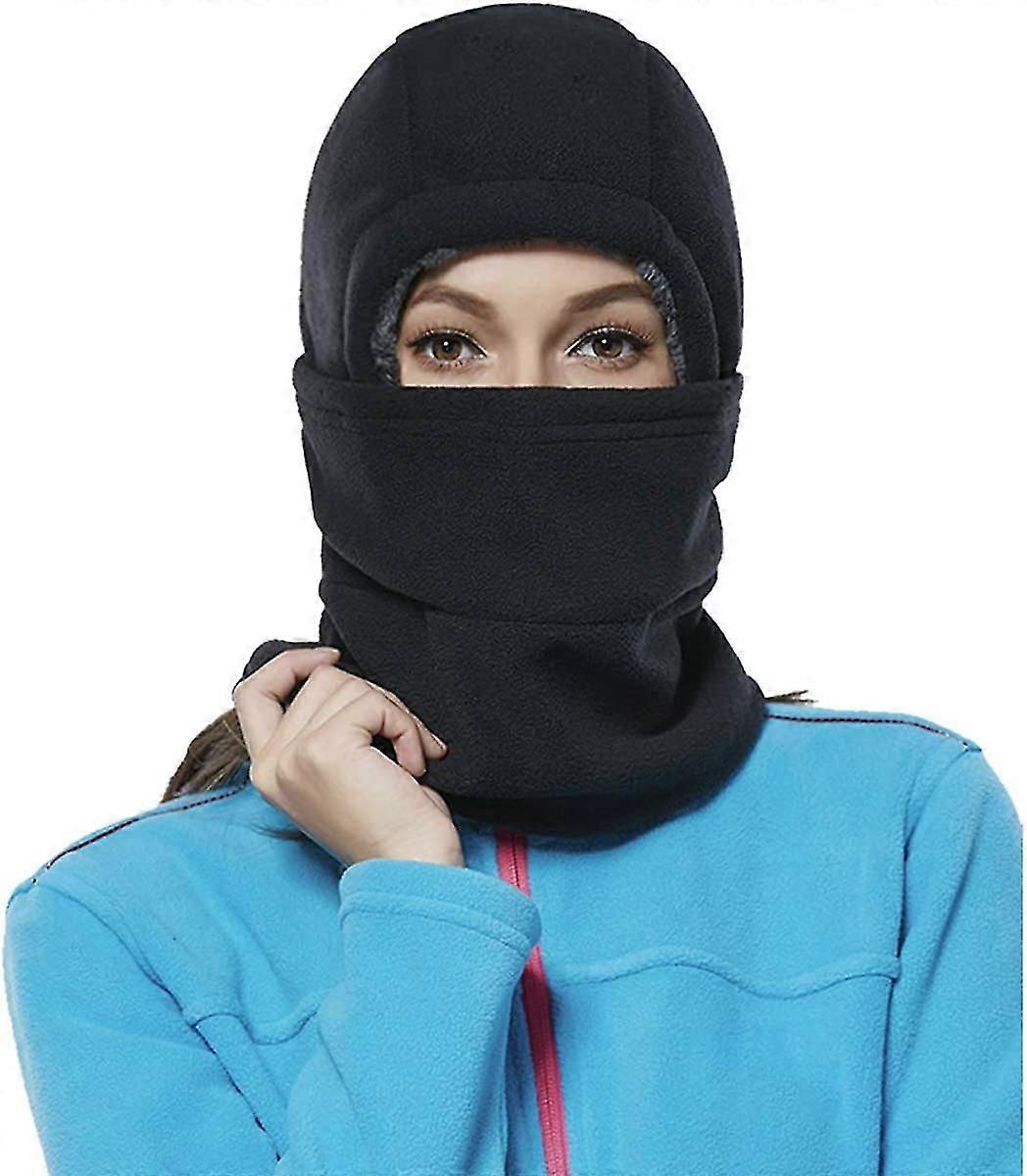 1 قطع قناع يندبروف في الهواء الطلق الشتاء بالاكلافا الصوف هود قناع التزلج للنساء الأطفال، الحرارية الوجه كوف