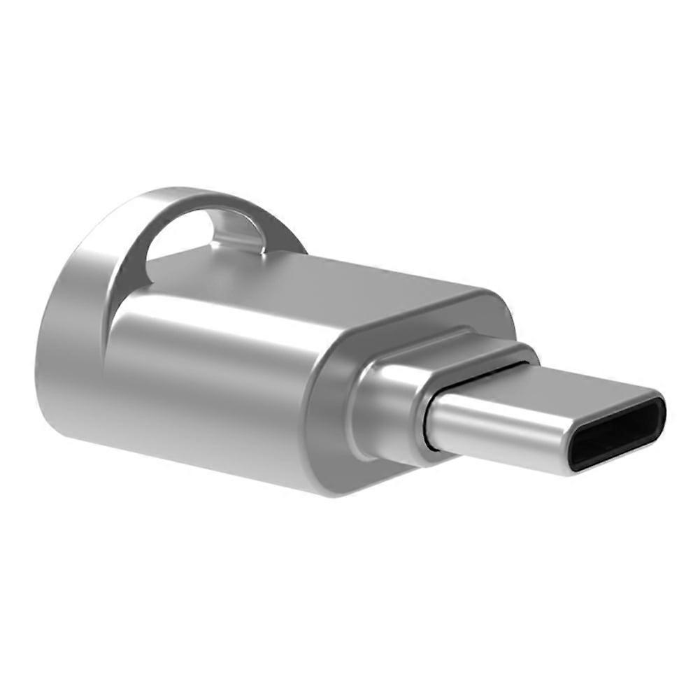 jixopn Practical Portable USB Type C Card Reader OTG TF Memory Card Reader Durable for Phone Tablet Laptop Desktop PC Computer