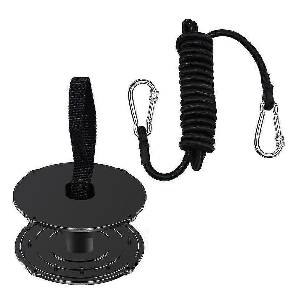 Floating Water Mat Tether Kit Lily Pad Tether Floating Mat Straps Tether and Grommet Kit Foam Water Pad TetherBlack SZRH