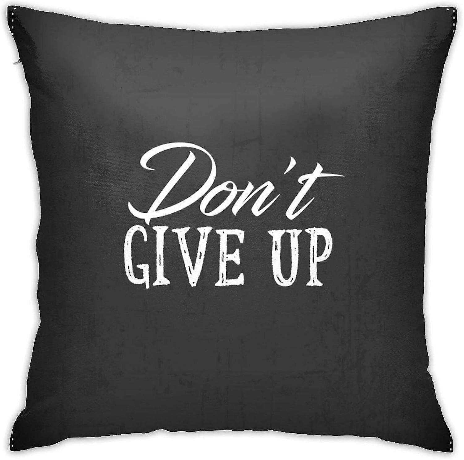 v440やる気と感動的な引用スロー枕カバーホームリビングルームの寝室のソファチェア18X18インチ枕カバー45X45cm-TB440 ij