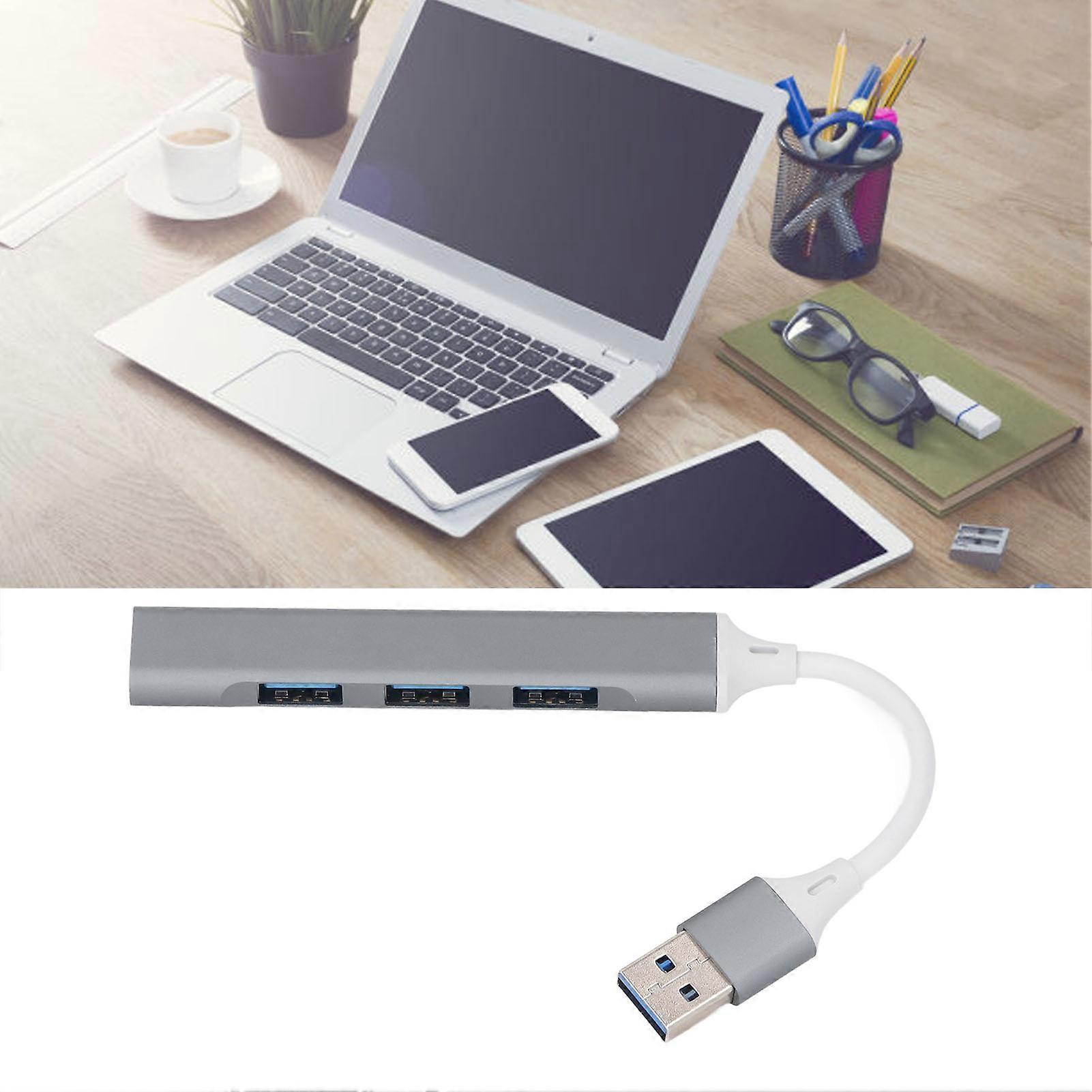4 in 1 USB HUB Adapter 4 USB2.0 Port High Speed Stable Transmission Plug and Play USB A Laptop Docking Station for Mouse Keyboard 