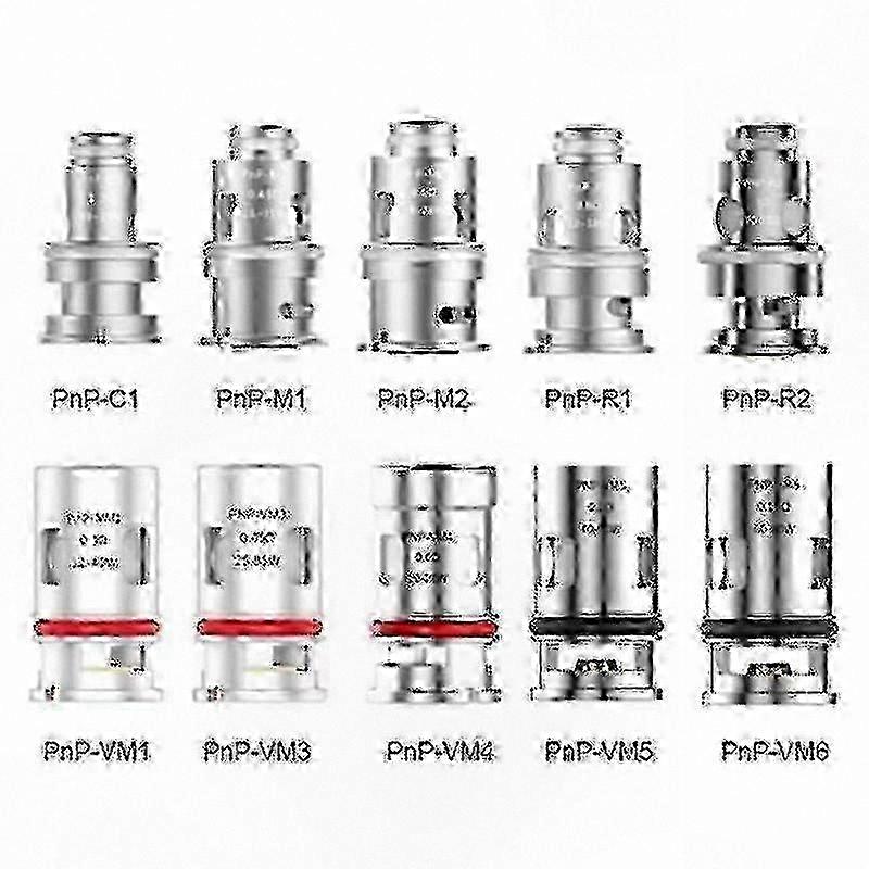 5-Pack Replacement Coils Compatible with Drag S, H80, Vinci X, Argus MTL Devices - VM, TM, R Series