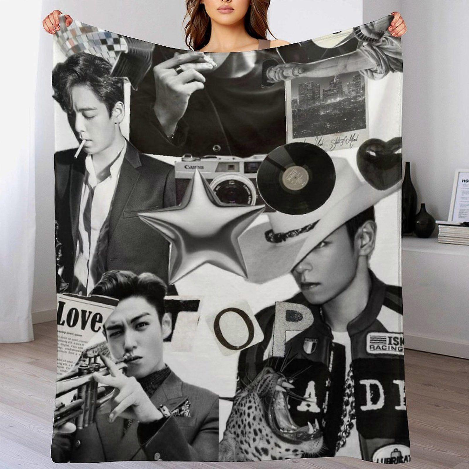Bigbang Elegant Soft Blanket for Sleep Couch Home Chilly Weather Velvet Hypoallergenic Anti-Wrinkle
